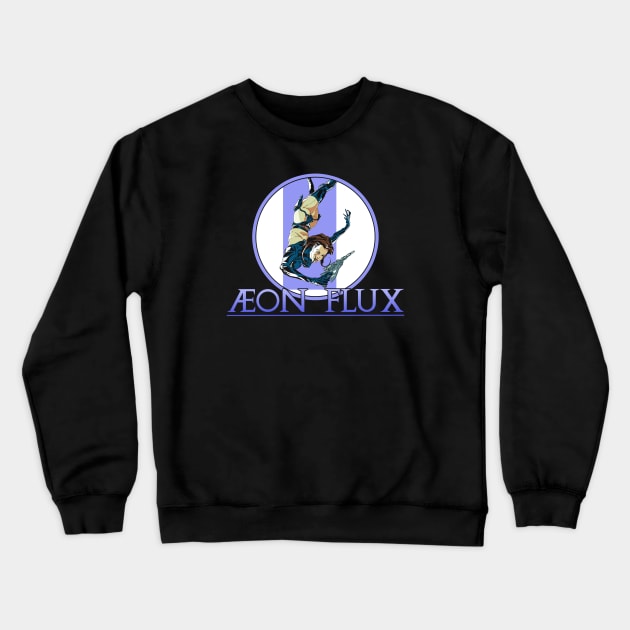 Aeon Fall (Black Print) Crewneck Sweatshirt by Nerdology